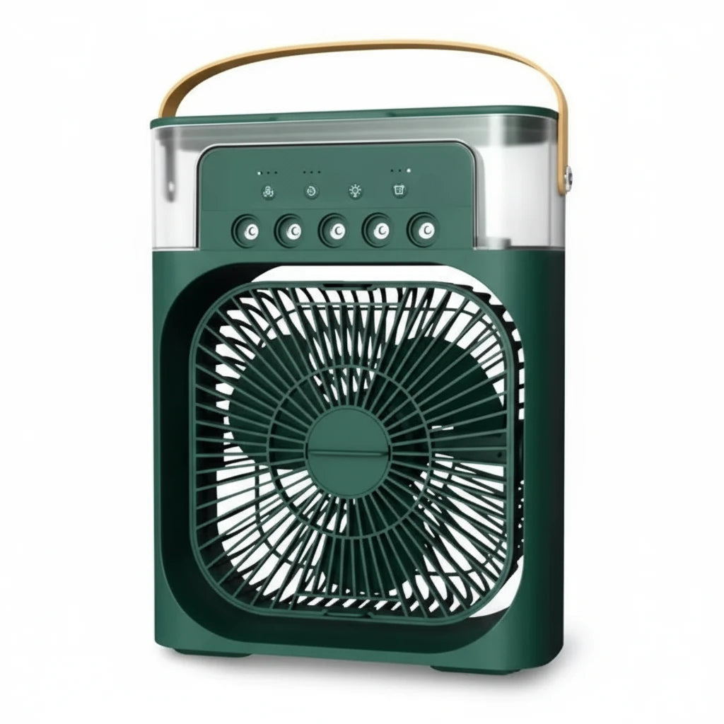 Portable 3-in-1 Air Cooler Fan – Mini AC for Room, Office & Car | Fast Cooling + Humidifier |