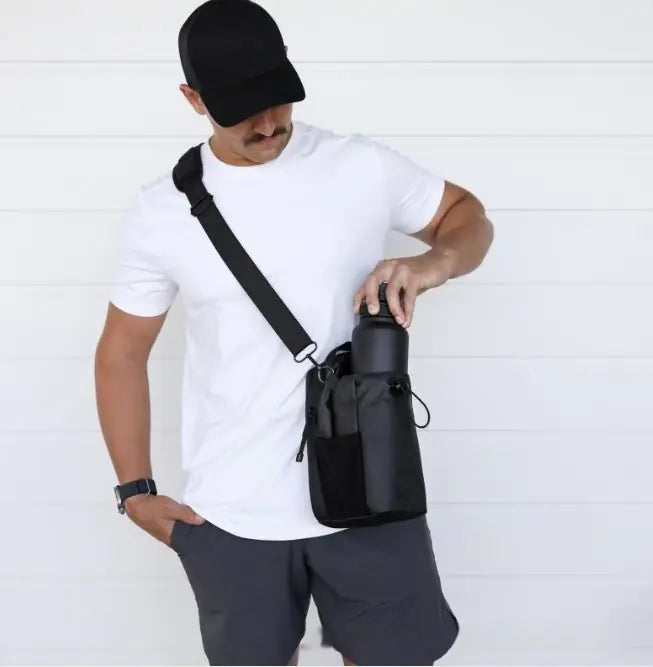 Crossbody Bag Bottle Holder (With Magnet)